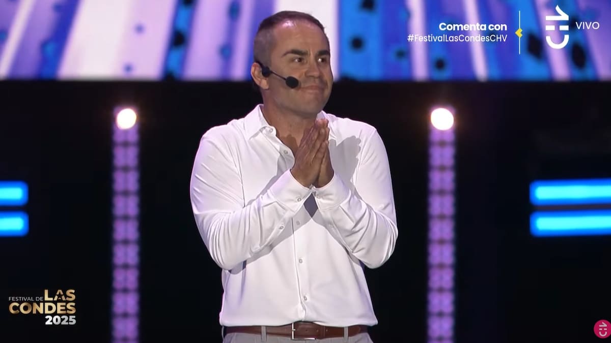 ¡Lo tuvieron que cortar! Juan Pablo Flores fracasó en la primera noche de humor del Festival de Las Condes