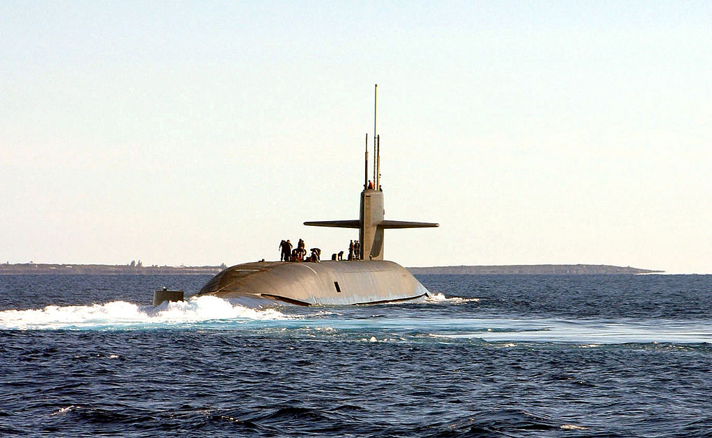 Submarino con capacidad nuclear de las armada de Estados Unidos