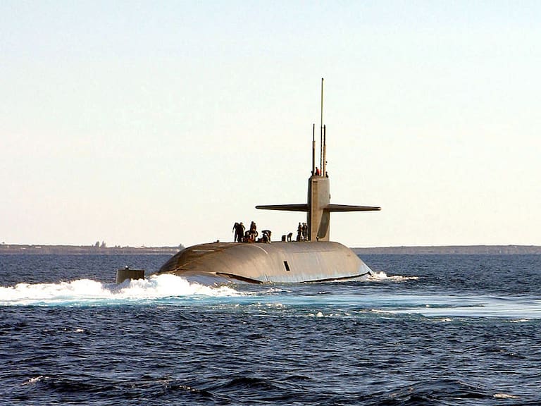 Submarino con capacidad nuclear de las armada de Estados Unidos