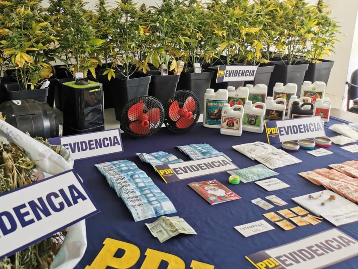 Detuvieron a sujeto que vendía drogas en tarjetas navideñas en Concepción