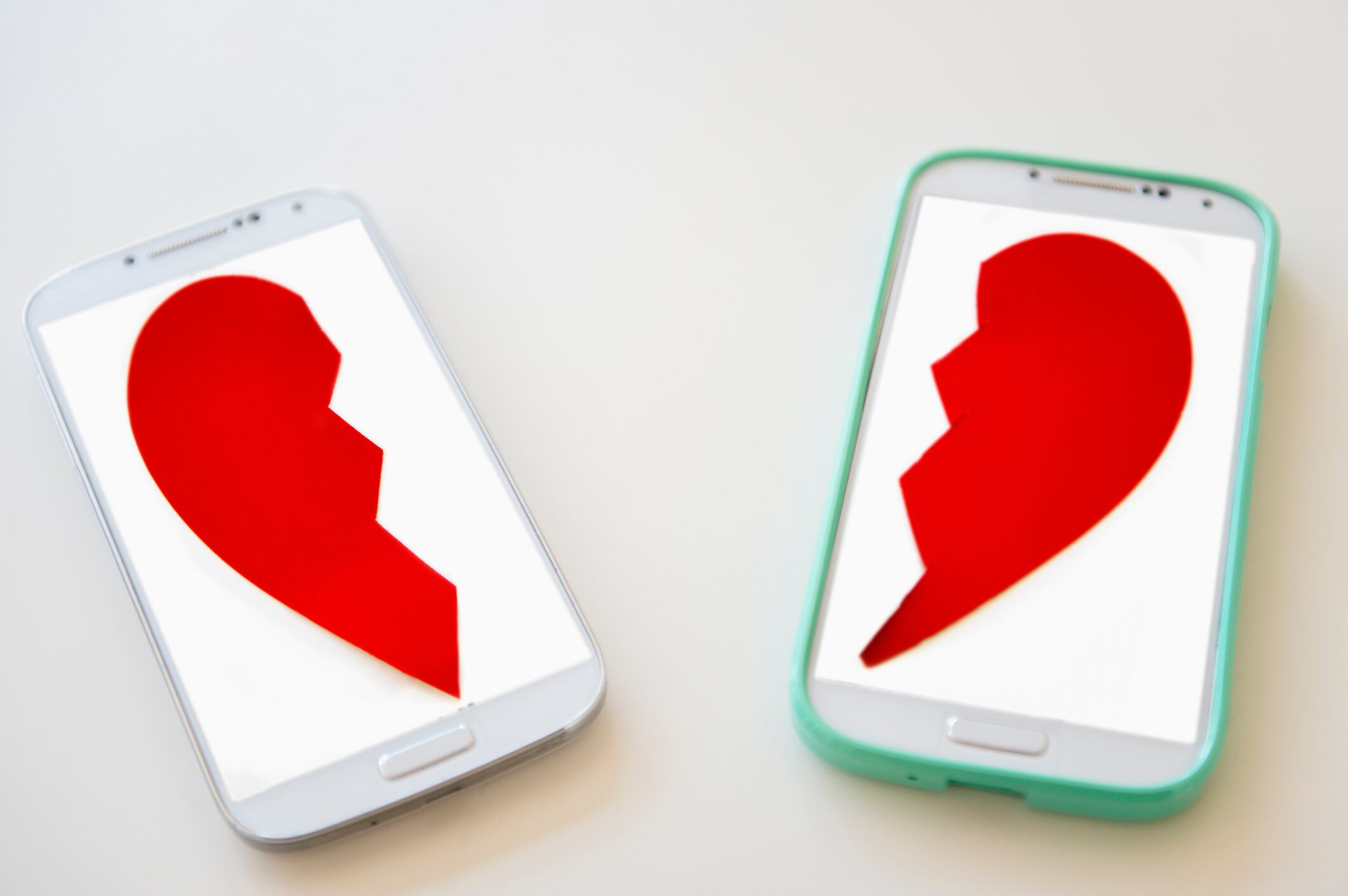 Corazones rotos y redes sociales