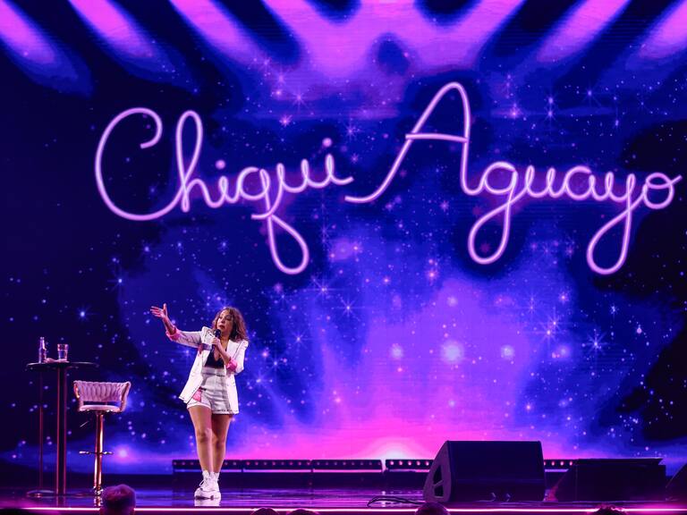 La Humorista Chiqui Aguayo durante la segunda noche del Festival Internacional de la canción Viña 2025 en la Quinta Vergara.