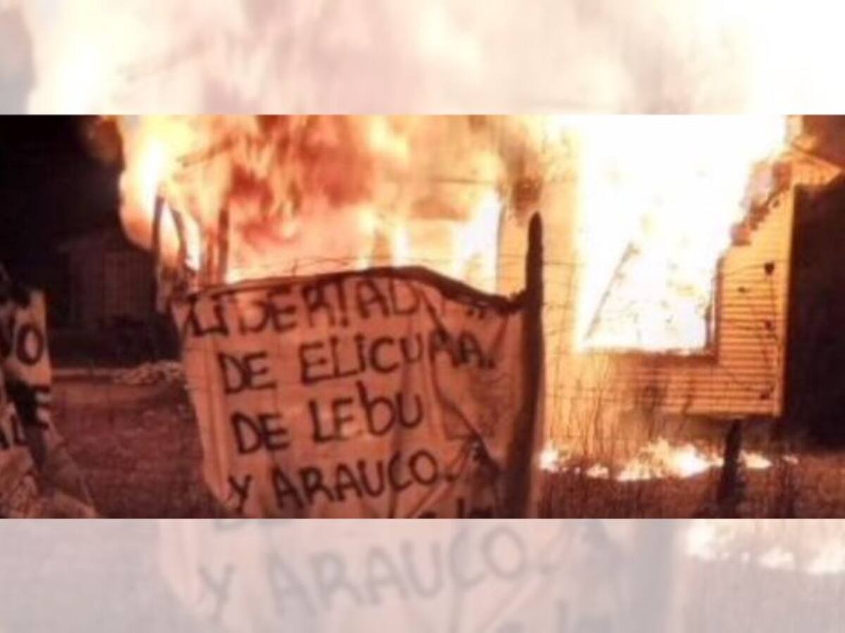 Ataque incendiario en Cañete deja dos casas destruidas: hecho fue adjudicado por el grupo Radicalismo Mapuche