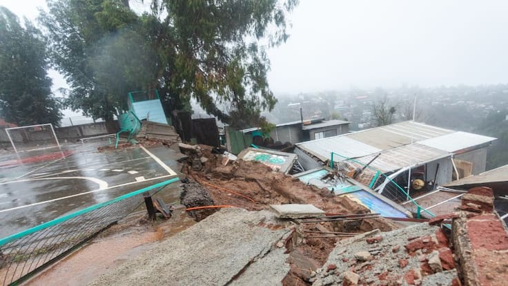 Sistema frontal golpea la educación en Coquimbo: 70 establecimientos del SLEP Elqui presentan daños