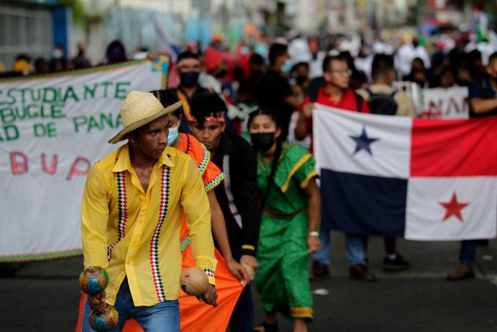 Se mantienen las masivas manifestaciones en Ciudad de Panamá