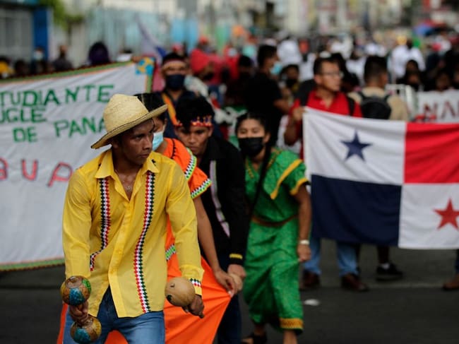 Se mantienen las masivas manifestaciones en Ciudad de Panamá