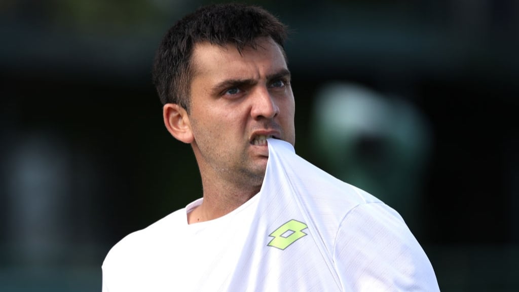 Tomás Barrios no pudo mantener el tranco ante David Goffin y fue eliminado en la segunda ronda de Wimbledon