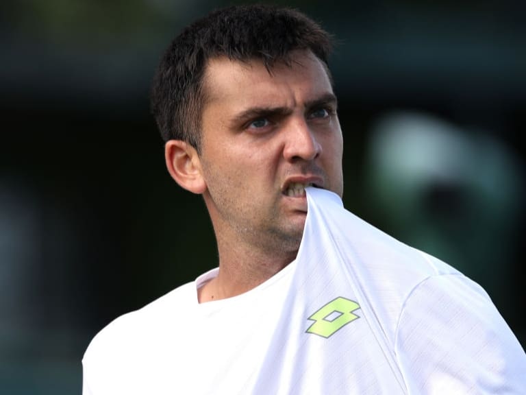 Tomás Barrios no pudo mantener el tranco ante David Goffin y fue eliminado en la segunda ronda de Wimbledon