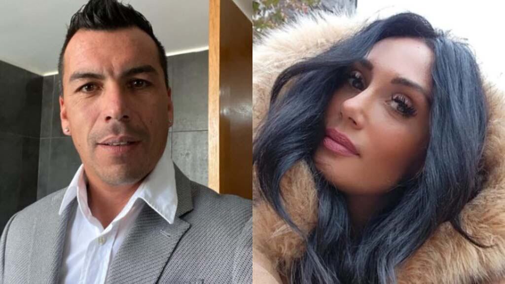 Esteban Paredes y Pamela Díaz