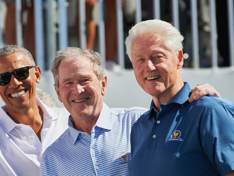 Barack Obama, George W. Bush y Bill Clinton
