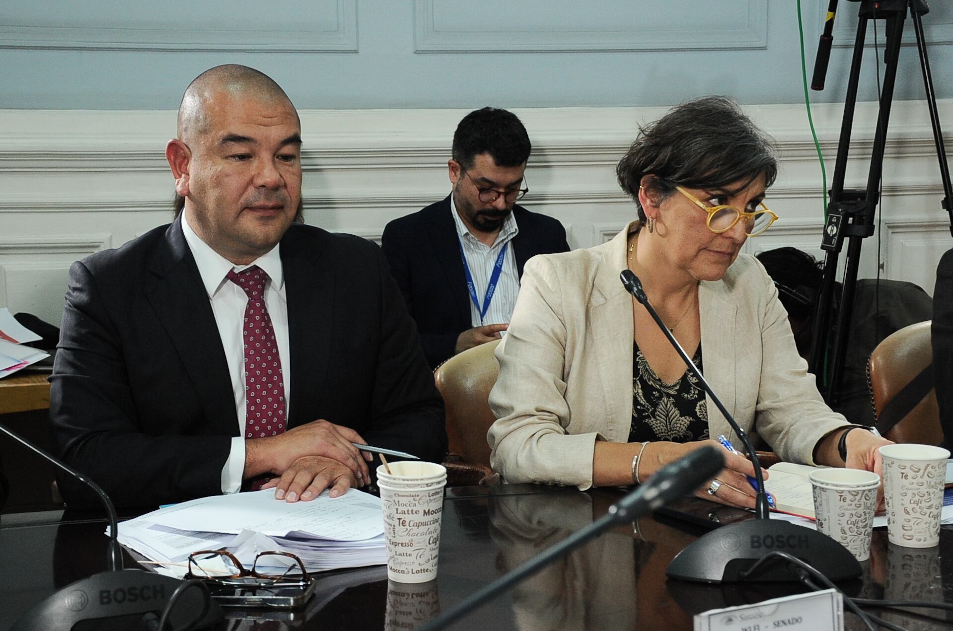 Agencia Uno | Superintendente de Salud, Víctor Torres, y la ministra de Salud, Ximena Aguilera