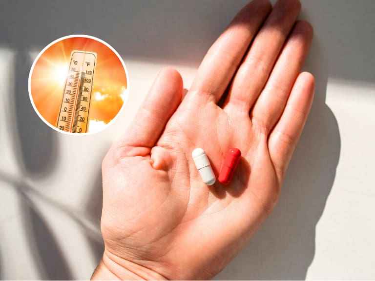 Ojo con las altas temperaturas: si combinas el calor con estos medicamentos, podrías sufrir deshidratación