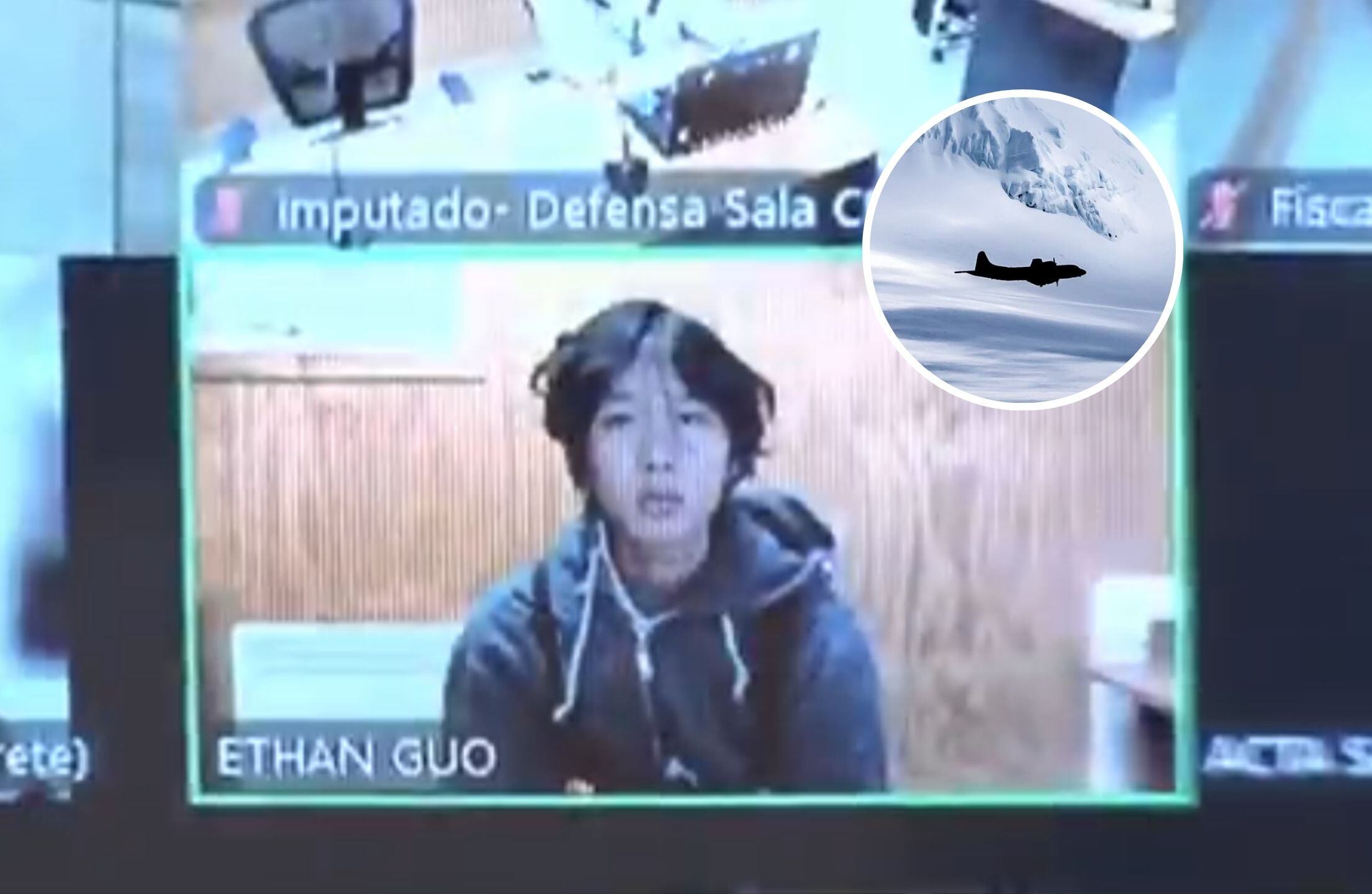 Foto de Ethan Guo: ITV Patagonia | Foto referencial de avioneta: Getty Images