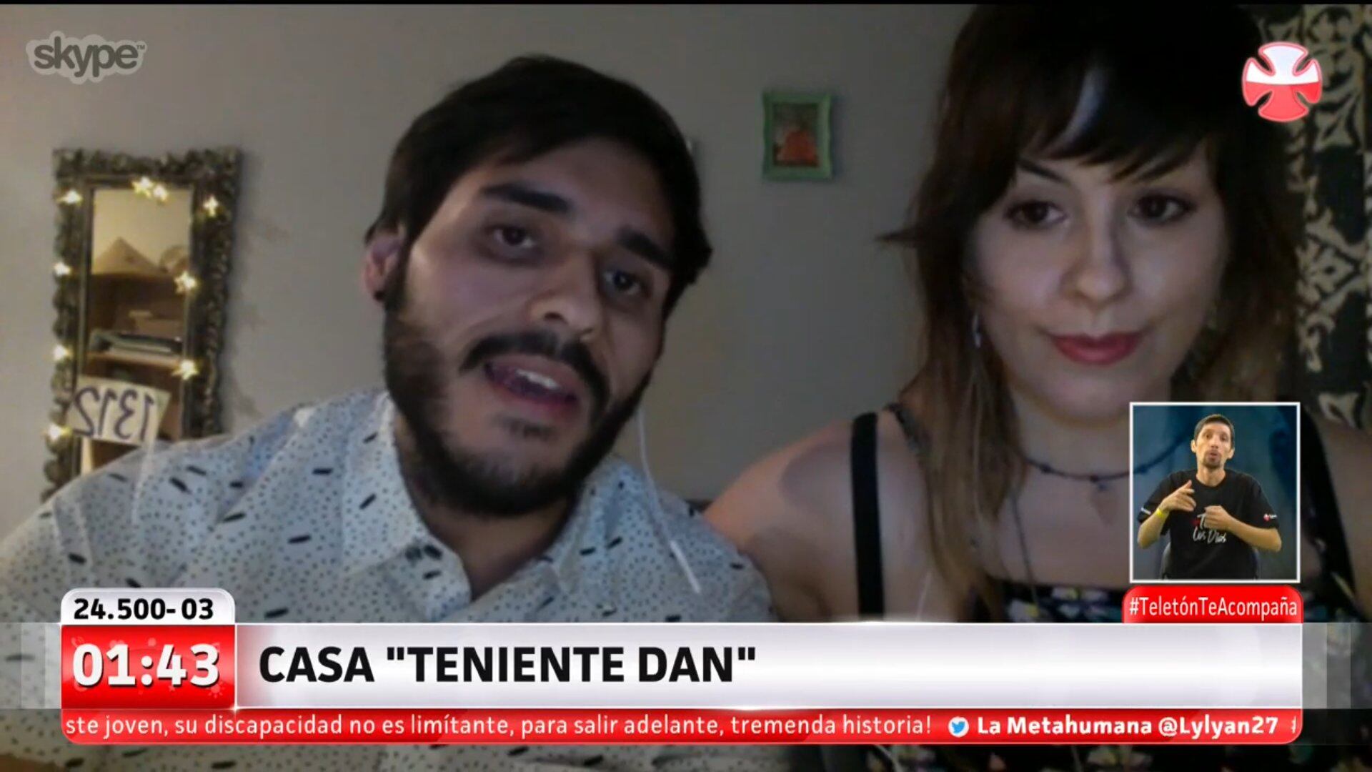 Teniente Dan y su pareja