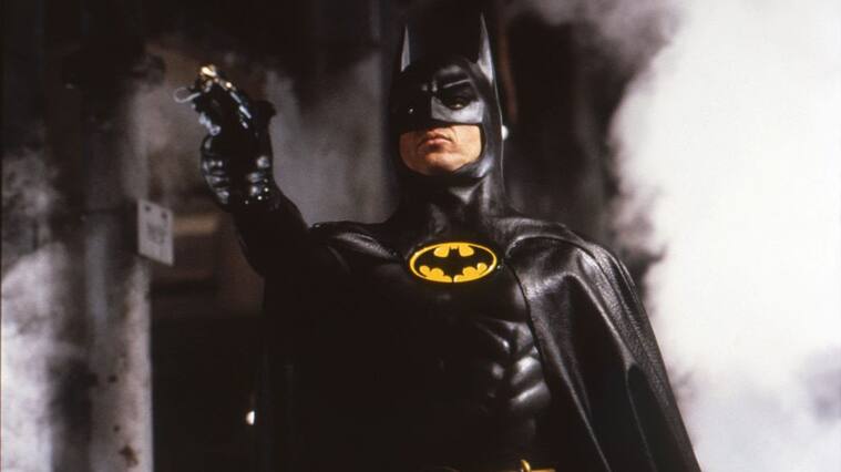 Michael Keaton on the set of "Batman". (Photo by Sunset Boulevard/Corbis via Getty Images)