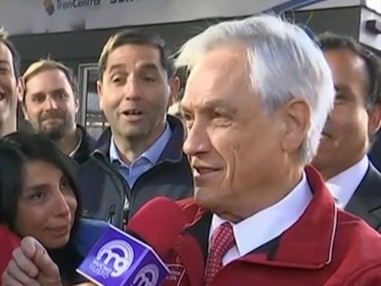 Piñera confesó que sobre un tren «he concebido a más de alguno de mis hijos»