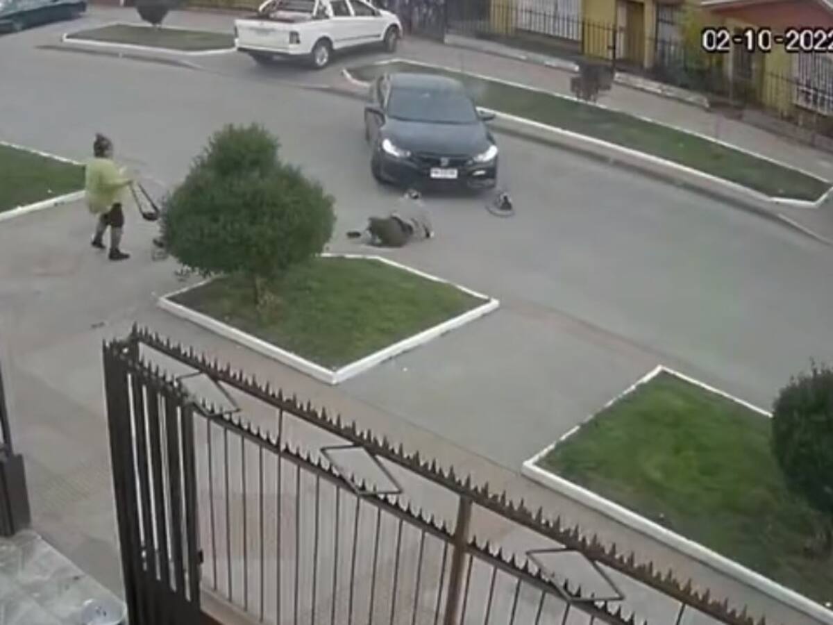 Adulta mayor es arrastrada por vehículo robado durante portonazo en Talcahuano