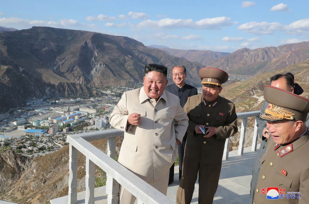 Kim Jong Un en octubre de 2020