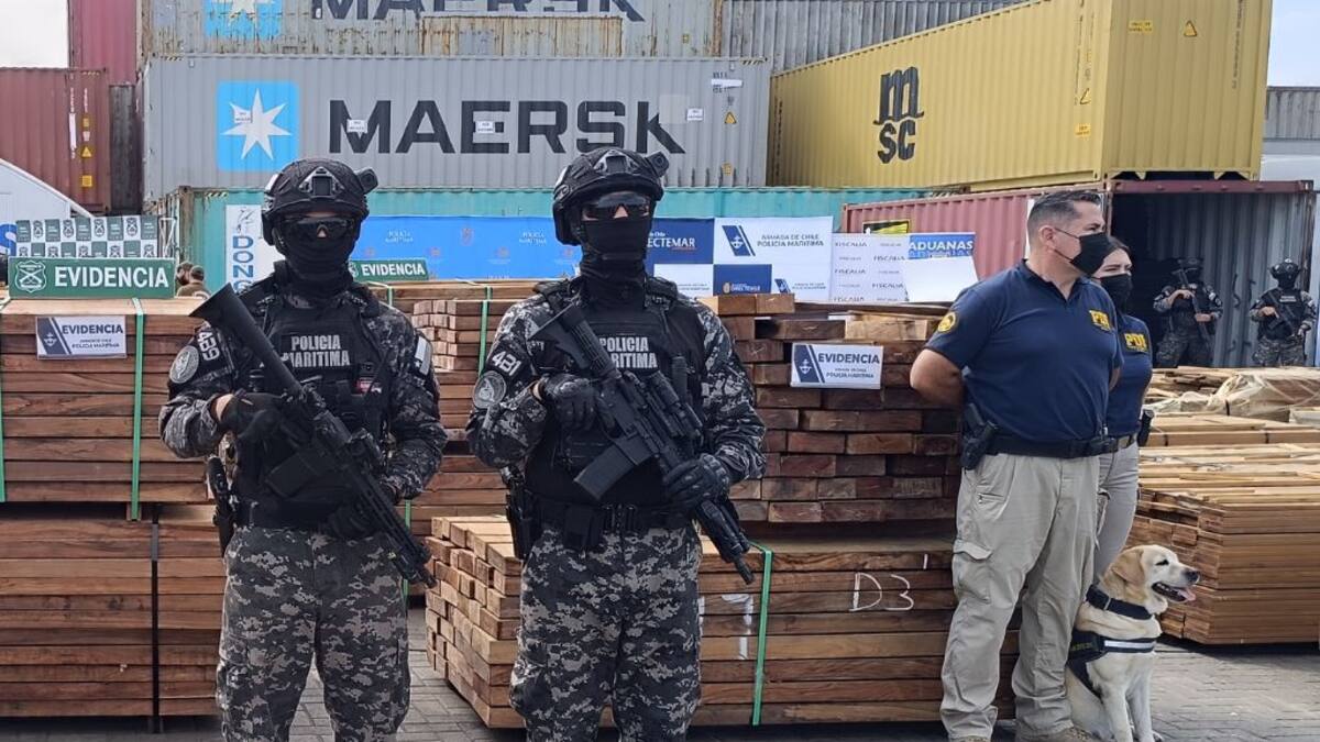 Golpe al narcotráfico en Arica: detectan cargas con cocaína y ketamina por más de 68 toneladas rumbo a Europa y México