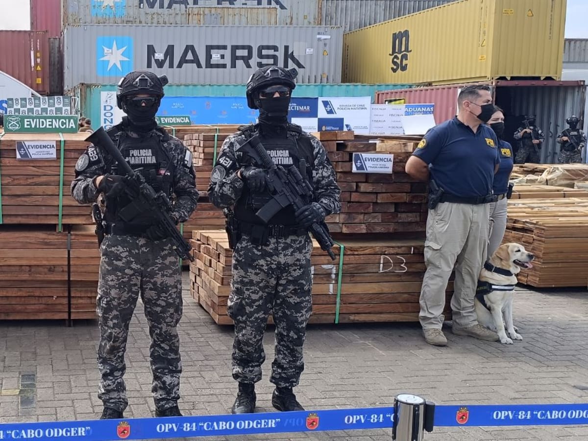 Golpe al narcotráfico en Arica: detectan cargas con cocaína y ketamina por más de 68 toneladas rumbo a Europa y México