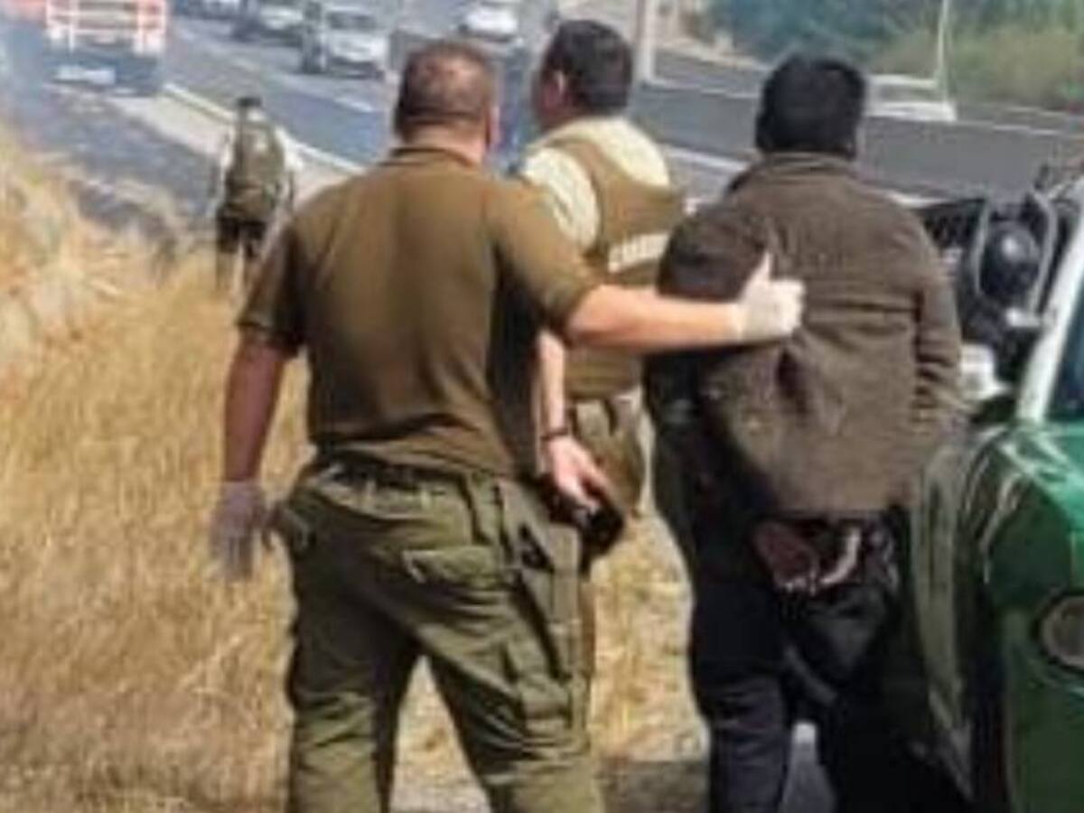 Detienen a un hombre sospechoso de iniciar un incendio forestal en el Biobío