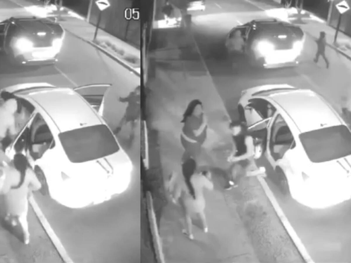 Mujeres sufren violento portonazo en Quinta Normal: bebé de una de las víctimas fue golpeado por delincuente