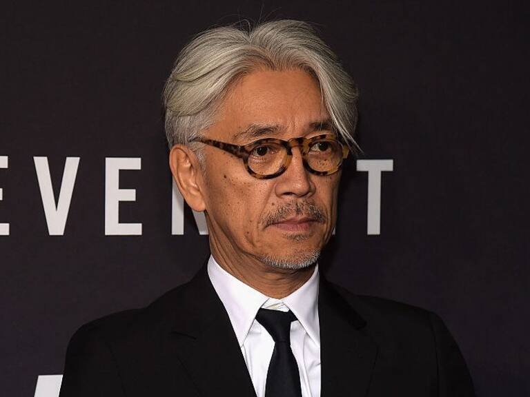 NEW YORK, NY - JANUARY 06: Composer Ryuichi Sakamoto attends "The Revenant" New York special screening on January 6, 2016 in New York City. (Photo by Theo Wargo/WireImage)