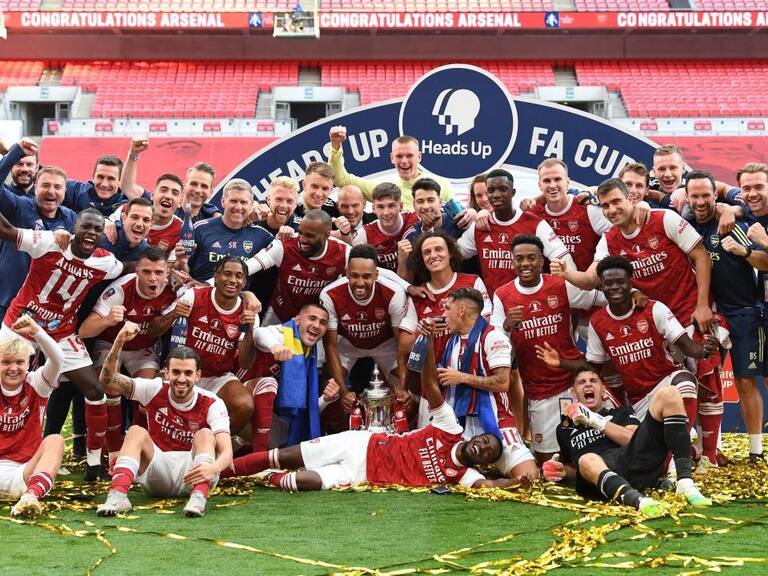 Con dos goles de Aubameyang, Arsenal derrotó al Chelsea y se coronó campeón de la FA Cup