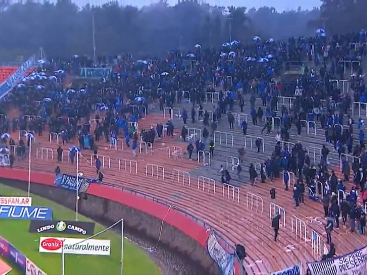 Godoy Cruz sufre durísimo castigo en el fútbol argentino por graves incidentes provocados por sus hinchas