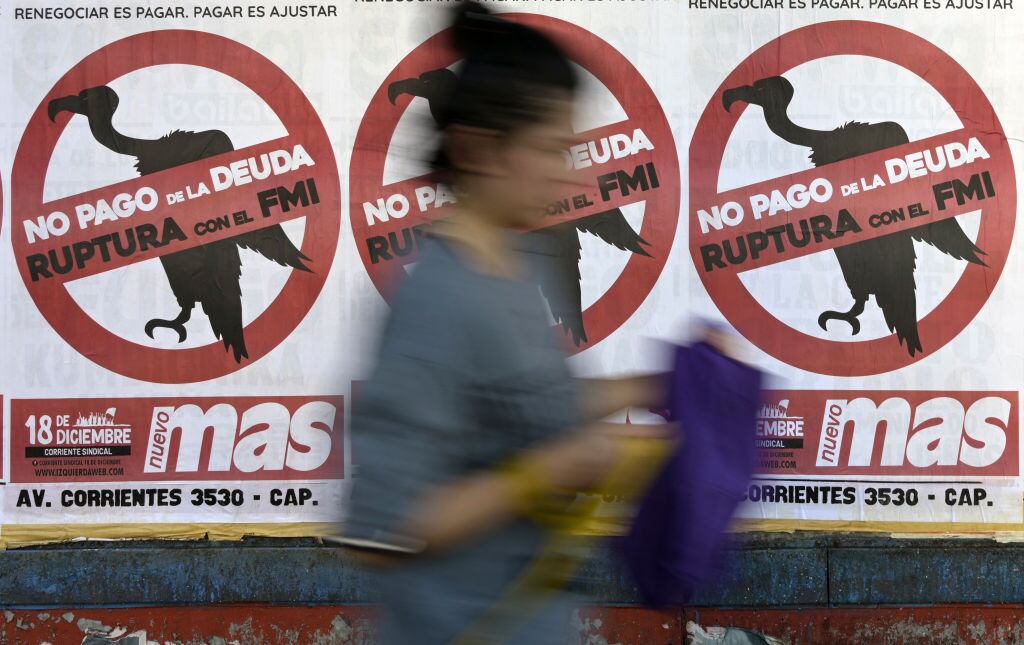Manifestaciones contra el FMI en Argentina