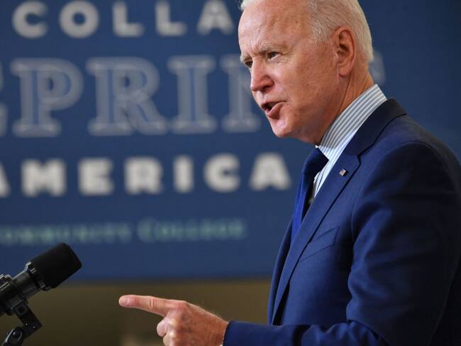 Joe Biden comentando su plan económico