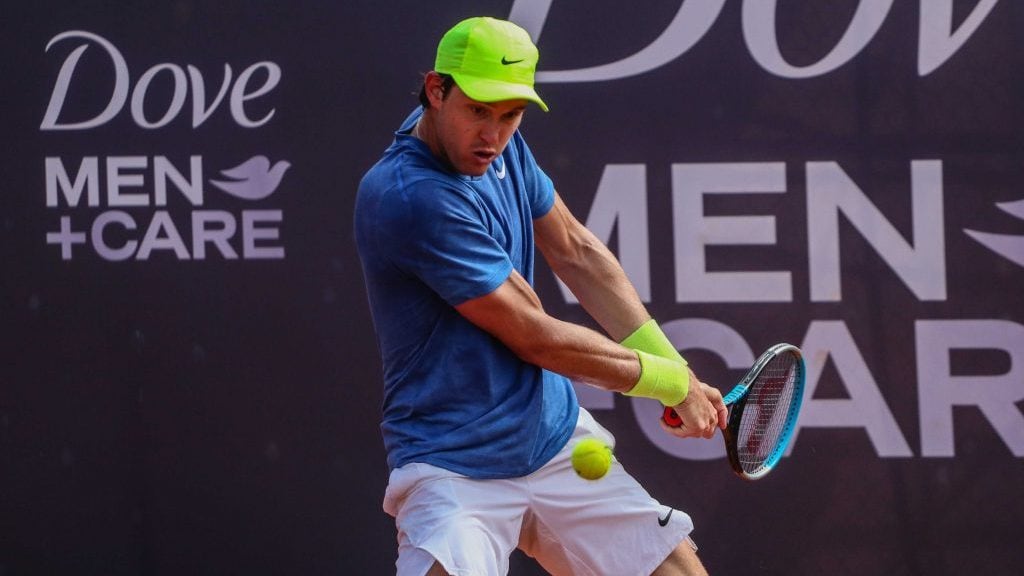 15 de Febrero de 2021 / CONCEPCION
Nicolas Jarry se enfrenta a Camilo Ugo Carabelli, en ATP Challenger de Concepcion de campos deportivos Bellavista, durante el estado de catastrofe de la pandemia covid-19
FOTO: RODRIGO GAJARDO / AGENCIAUNO