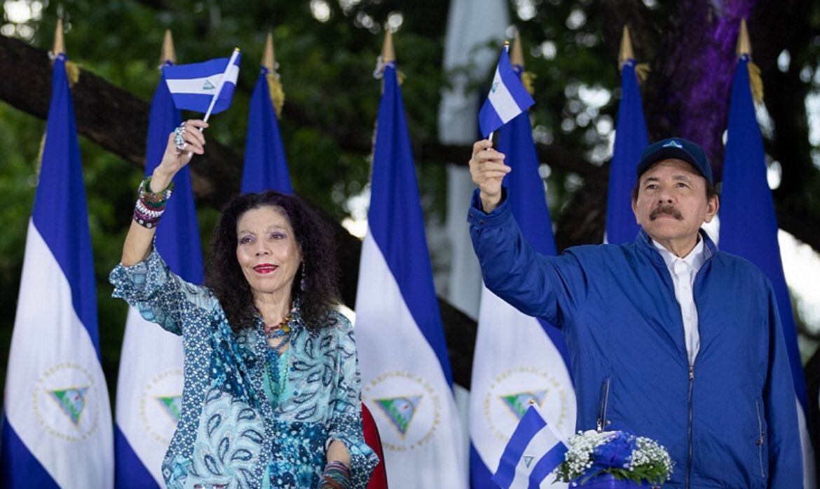 Daniel Ortega y Rosario Murillo