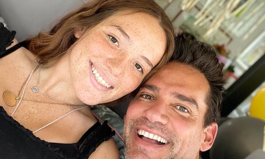 Cristián De la Fuente y su hija | Instagram