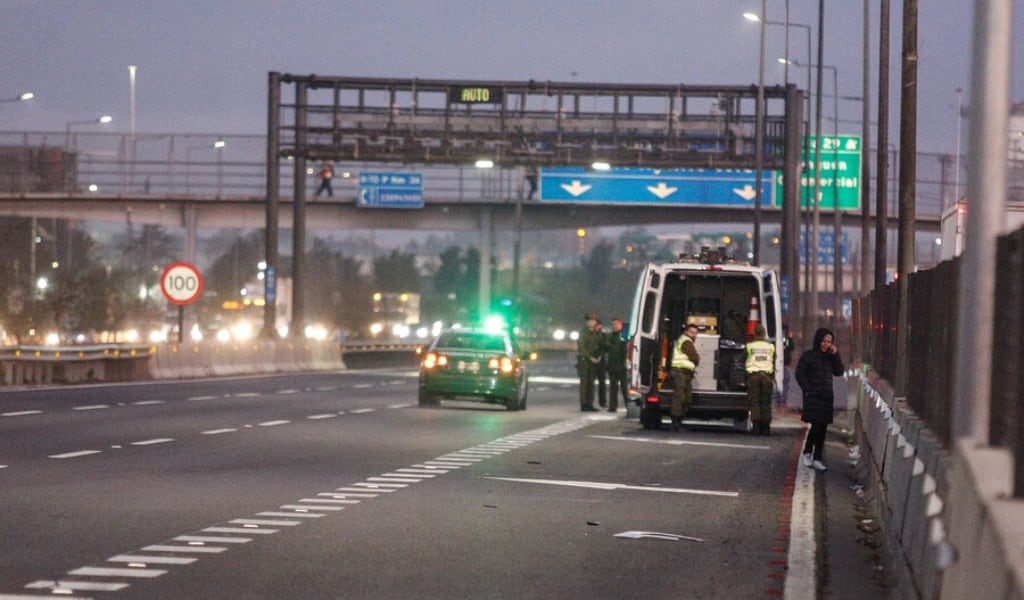 Fatal accidente en Vespucio Sur