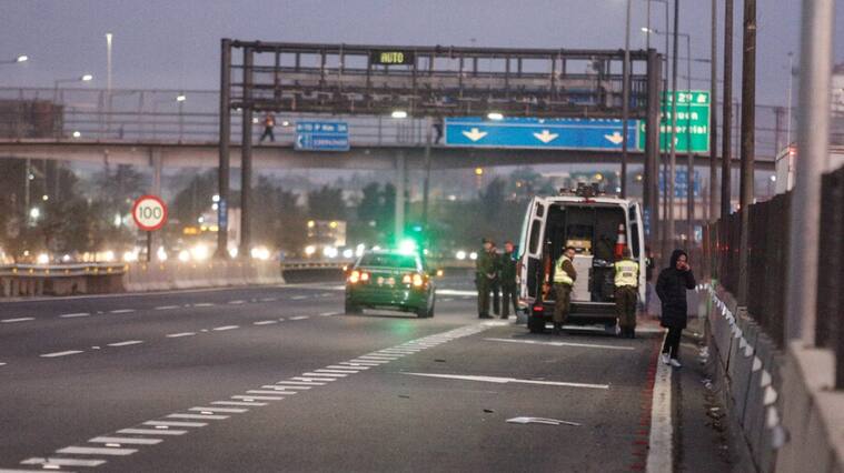 Fatal accidente en Vespucio Sur