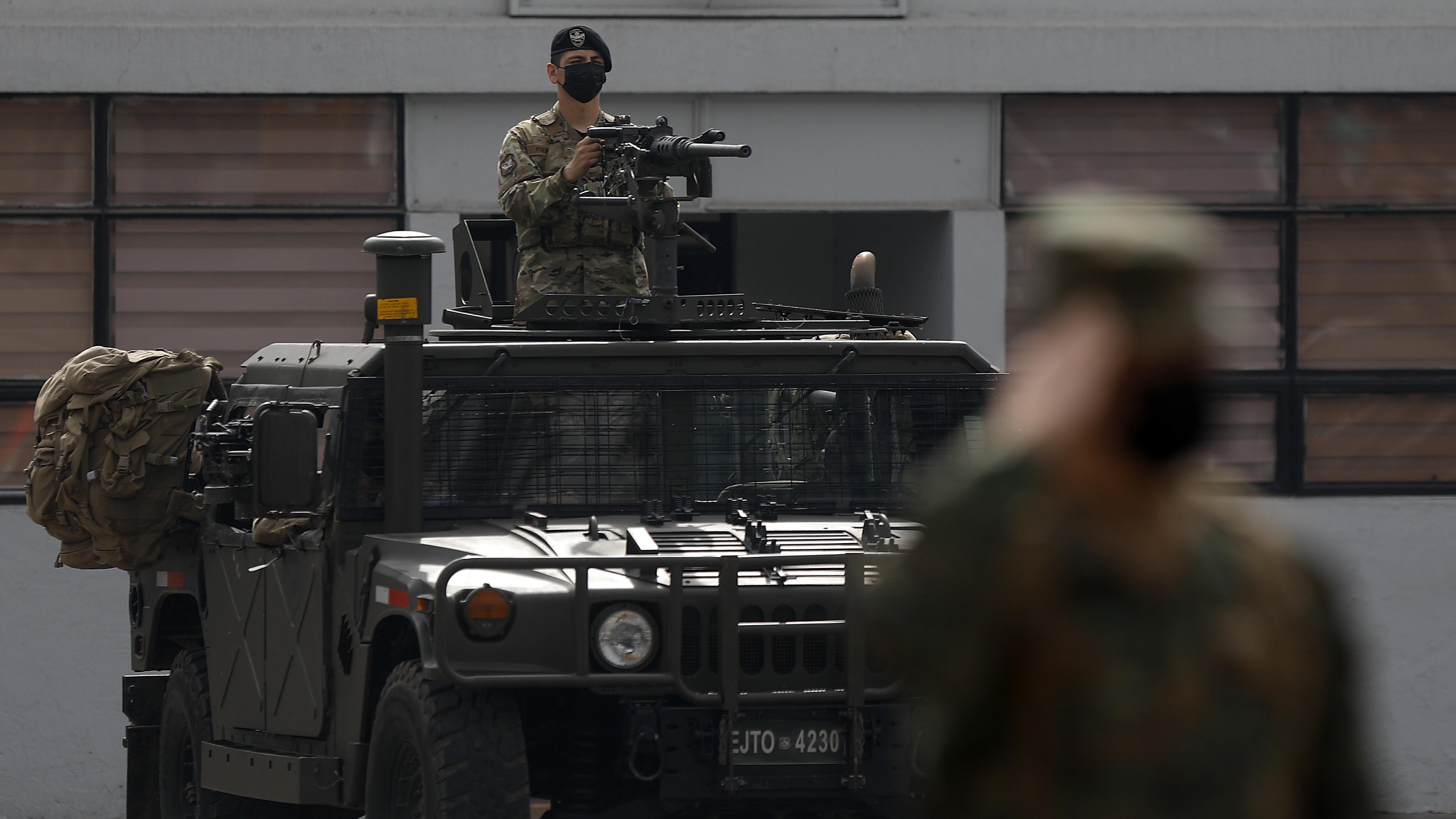 22 de Abril de 2022/SANTIAGOLa ministra de Defensa, Maya Fernndez y el comandante en jefe del Ejrcito, Javier Iturriaga, encabezan ceremonia central de acuartelamiento ao 2022, con la finalidad de dar inicio al proceso del Servicio Militar.
FOTO:CRISTOBAL ESCOBAR/AGENCIAUNO