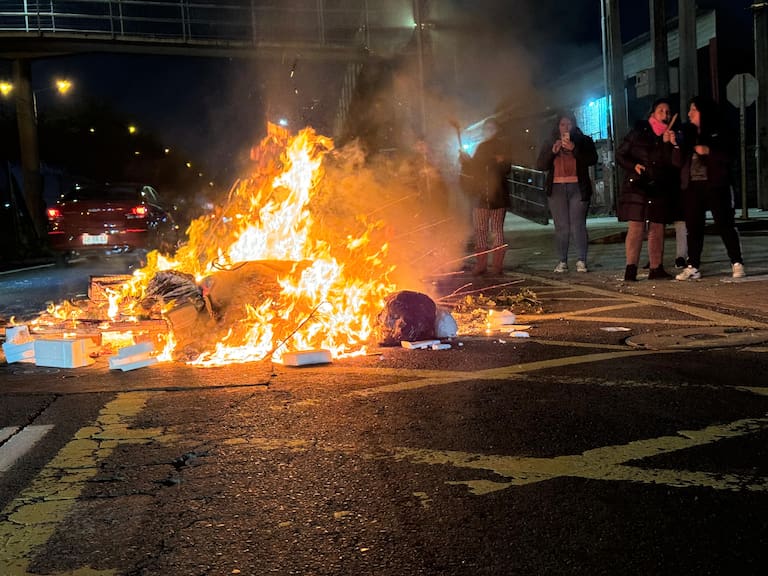 Se registran nuevas protestas por extenso corte de electricidad en la RM