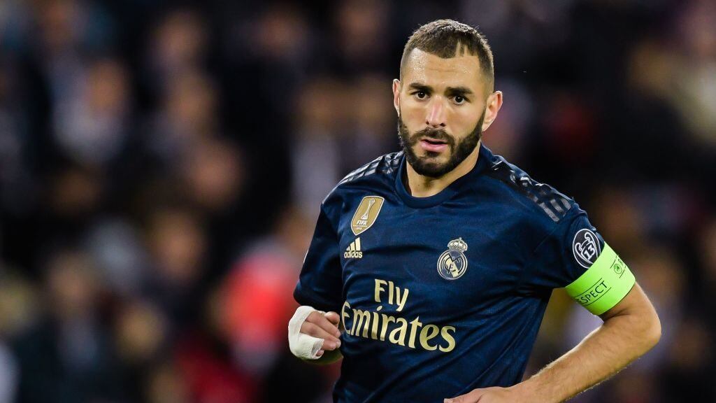 Karim Benzema of Real Madrid CF during the UEFA Champions League group A match between Paris St Germain and Real Madrid at at the Parc des Princes on September 18, 2019 in Paris, France(Photo by VI Images via Getty Images)
