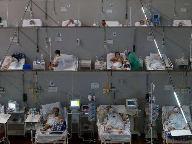Hospital de campaña por el coronavirus en Santo Andre