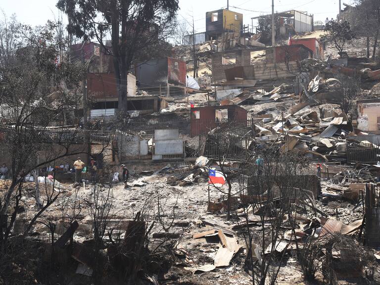 Agencia Uno | Sector de Achupallas, en Viña del Mar, tras los incendios forestales