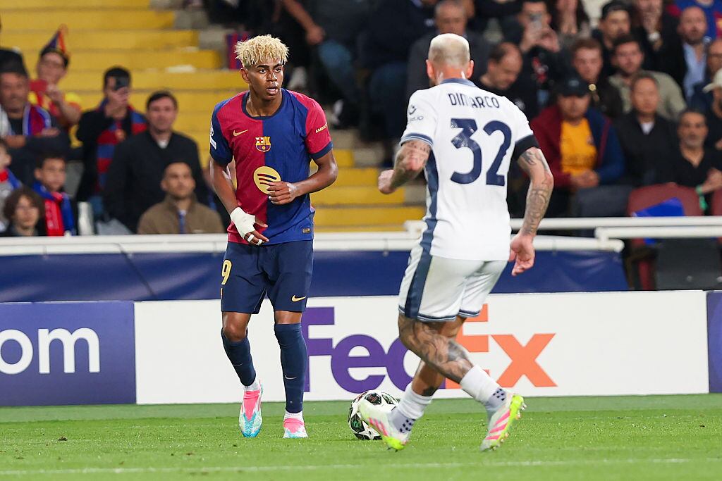 FC Barcelona e Inter empatando en un duelo de alto vuelo en España por la Champions League | Getty Images