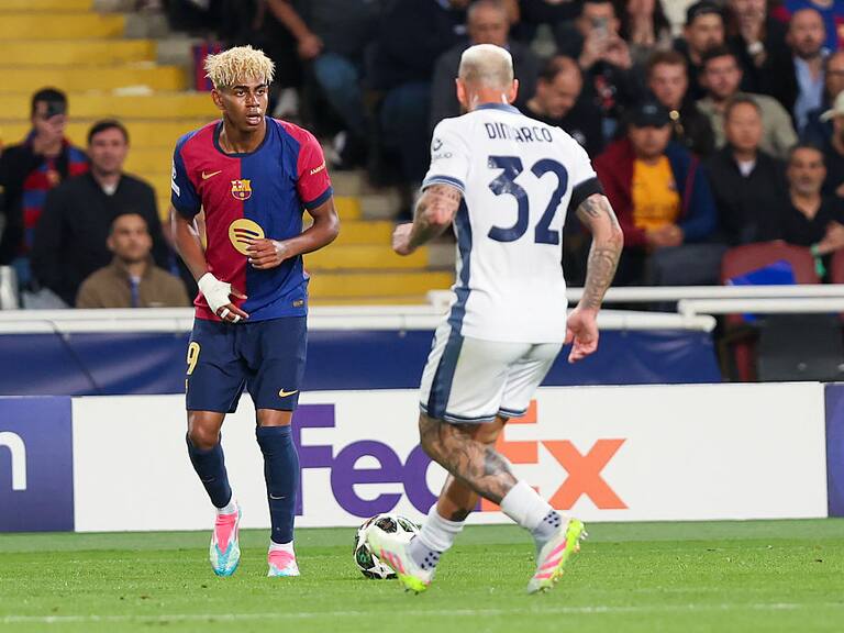 FC Barcelona e Inter empatando en un duelo de alto vuelo en España por la Champions League | Getty Images