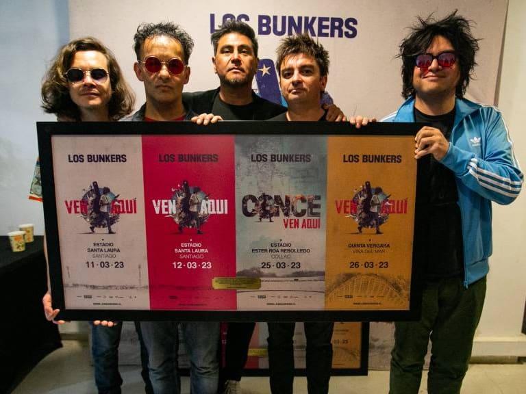 120 mil personas en 4 fechas: el masivo regreso de Los Bunkers a la escena nacional
