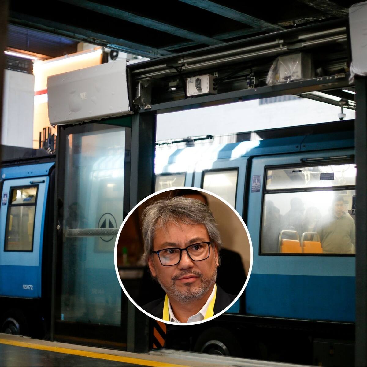 Presidente de Metro califica como “hito” instalación de puertas de andén en Línea 1 y adelanta término de las primeras obras