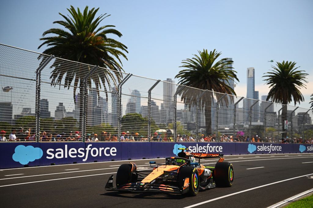 Lando Norris domina la práctica 1 del GP de Australia ante un Carlos Sainz amenazante | Getty Images