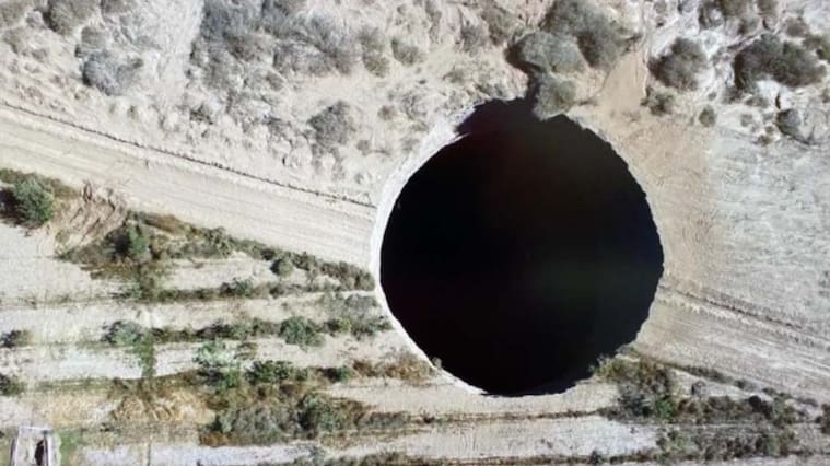 Socavón en Atacama