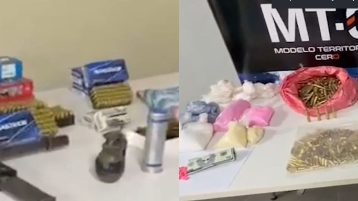 A solo metros de un jardín infantil: PDI incauta granada de guerra y más de 48 kilos de droga en operativo en Lampa
