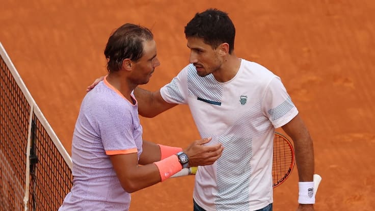 La inusual petición del argentino Pedro Cachín a Rafael Nadal en el Masters 1000 de Madrid