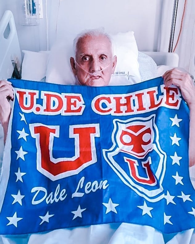 Leonel Sánchez se recupera en el Hospital Clínico de la U. de Chile
